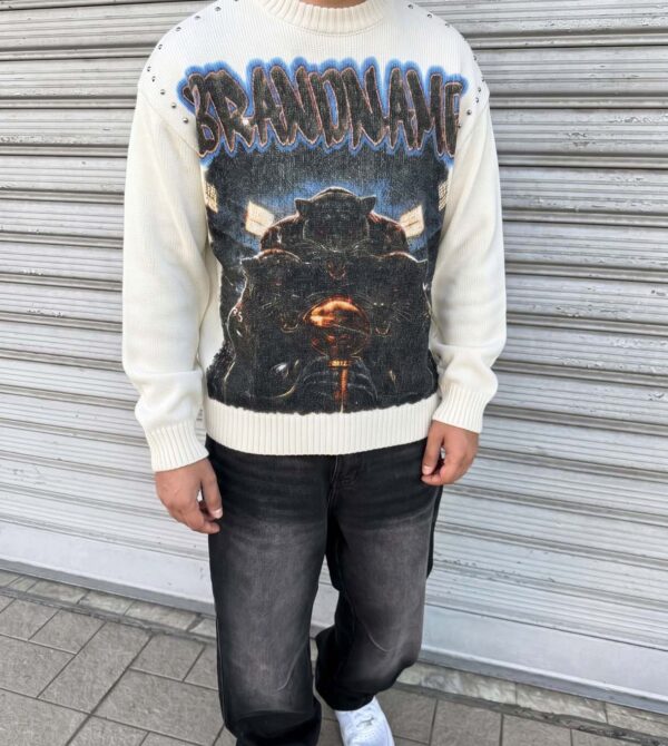 Sweater Borchiato Jungle