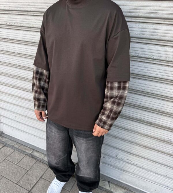 Longsleeve manica in flanella