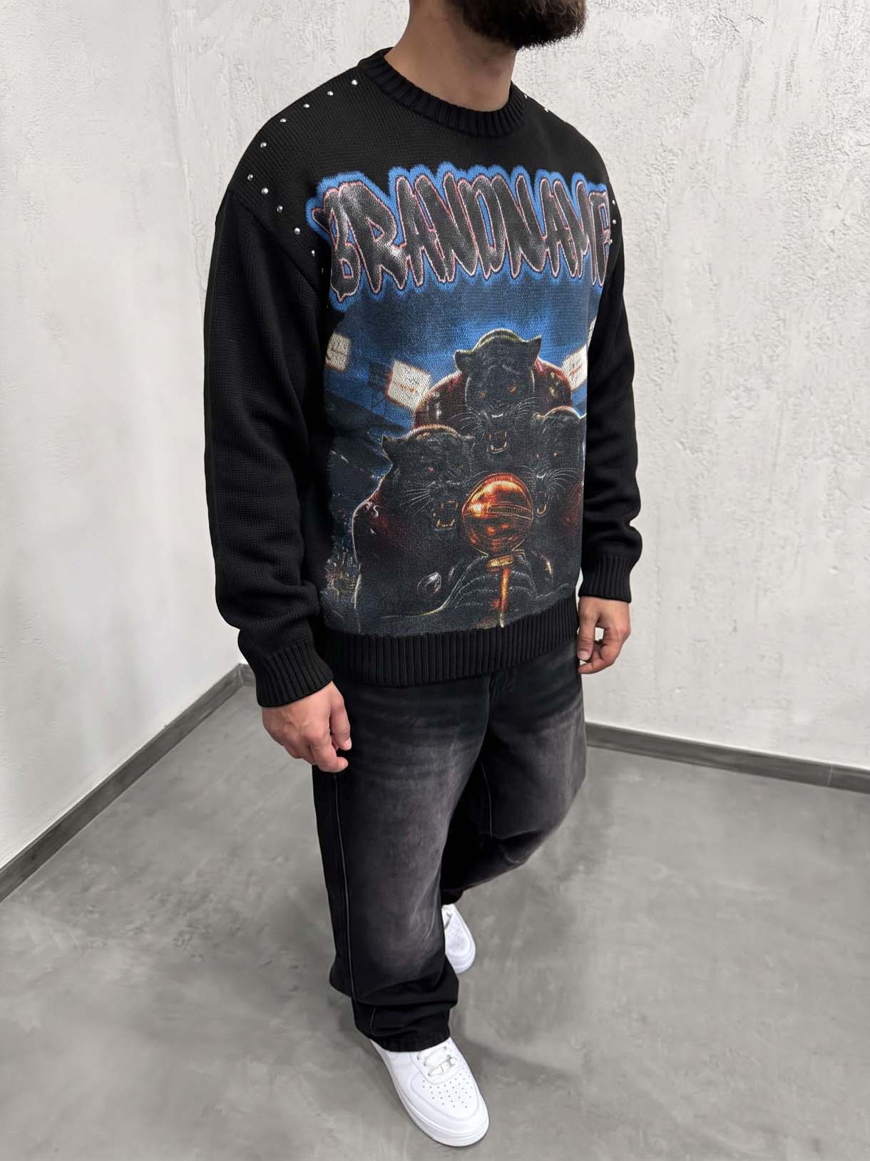 Sweater Borchiato Jungle - immagine 2