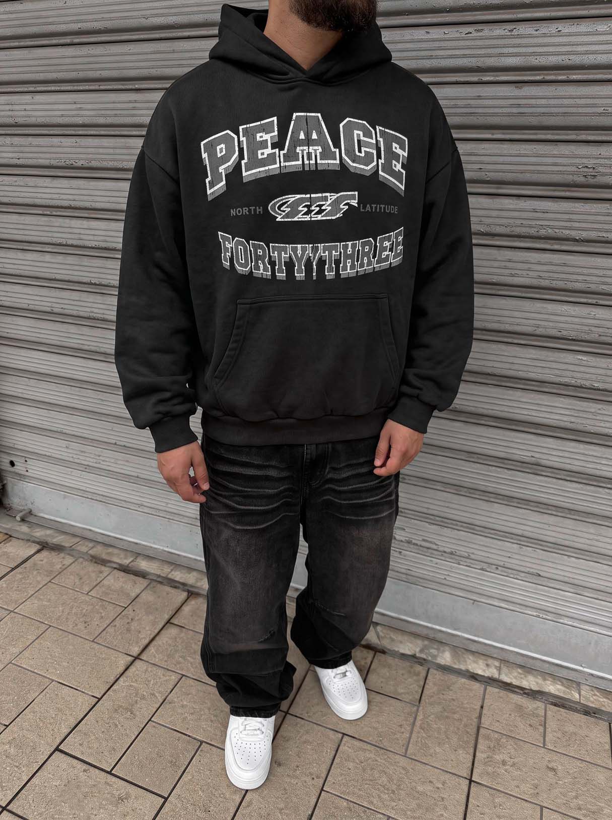 Hoodie Forythree Premium Doppiata - immagine 2