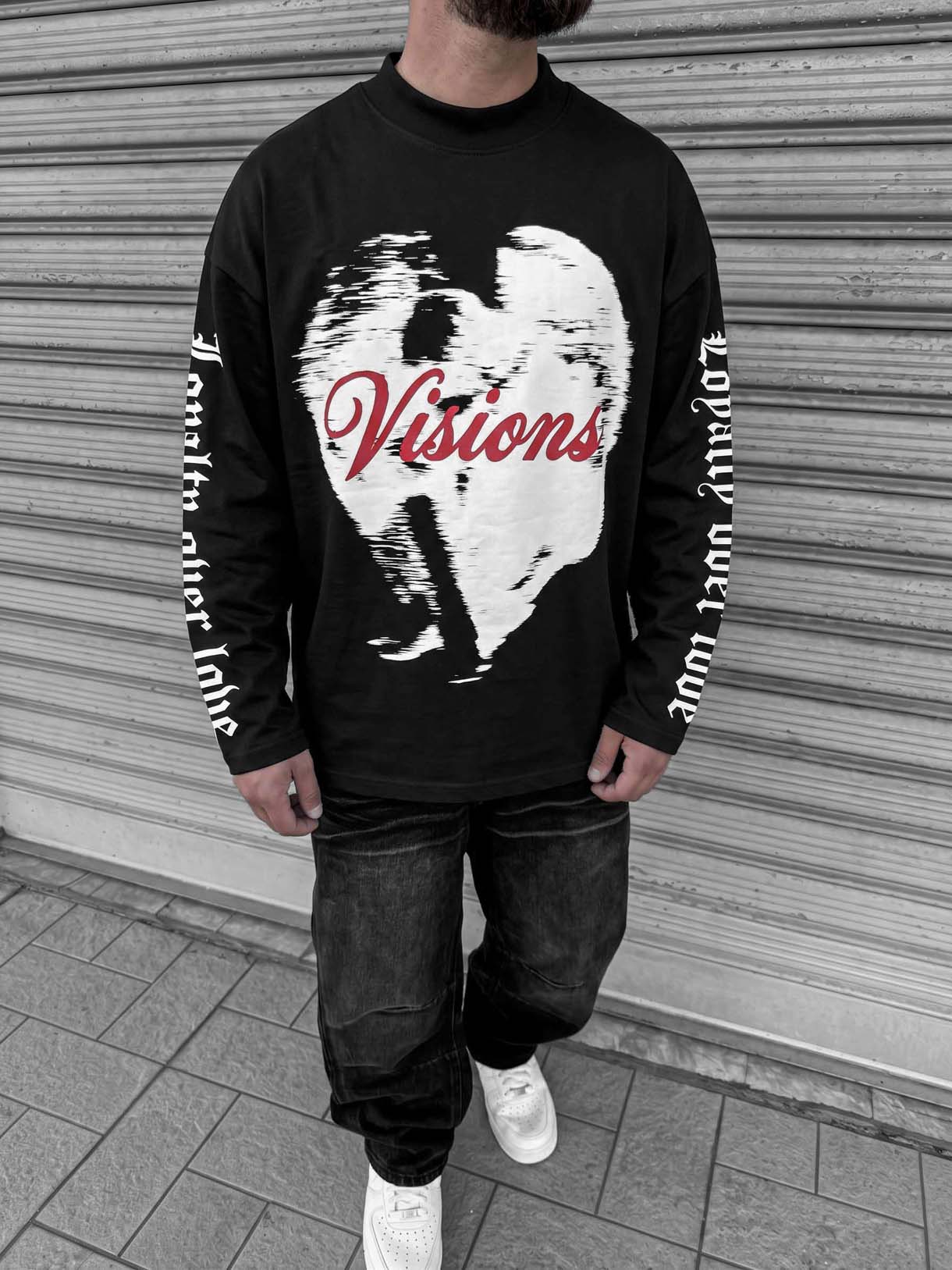 Visions Longsleeve Red Love - immagine 6