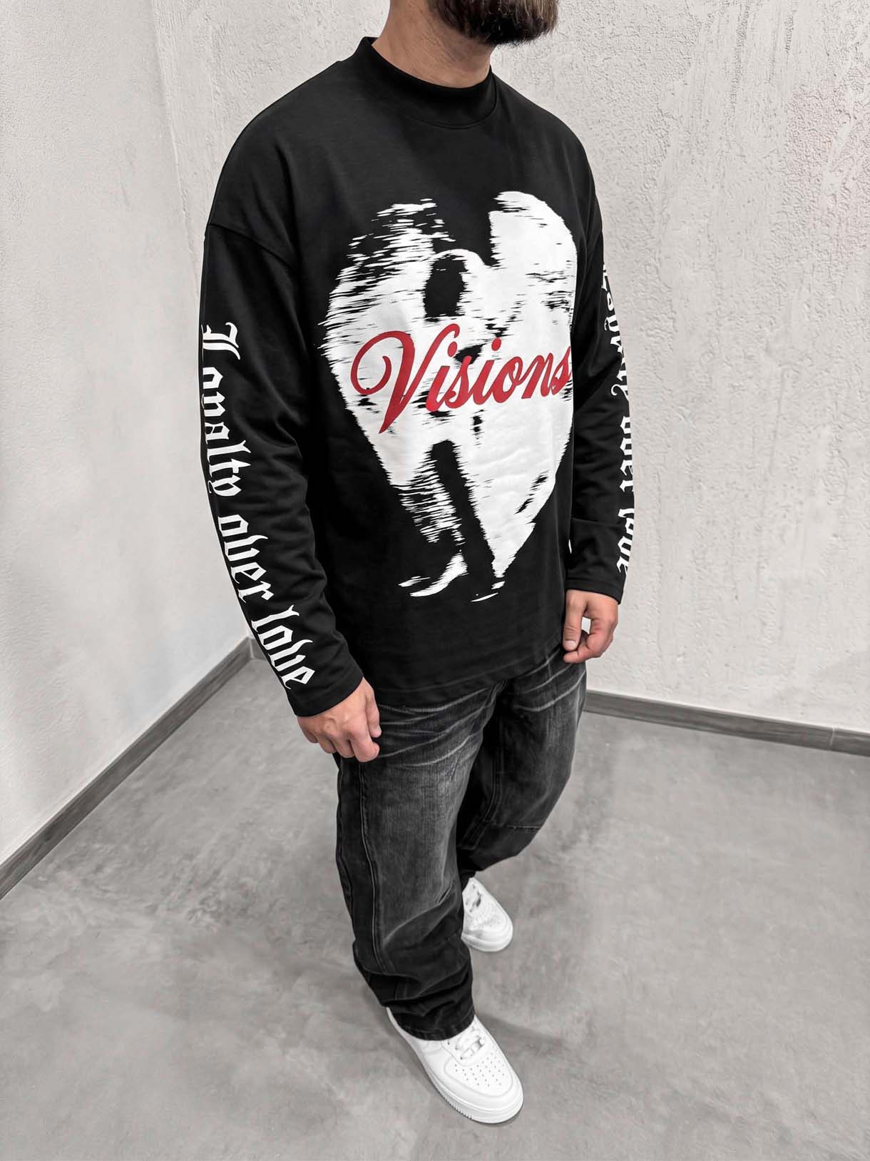 Visions Longsleeve Red Love - immagine 4