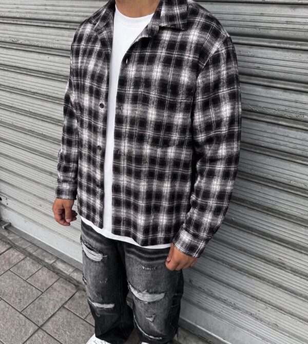 Camicia In Flanella Bicolor