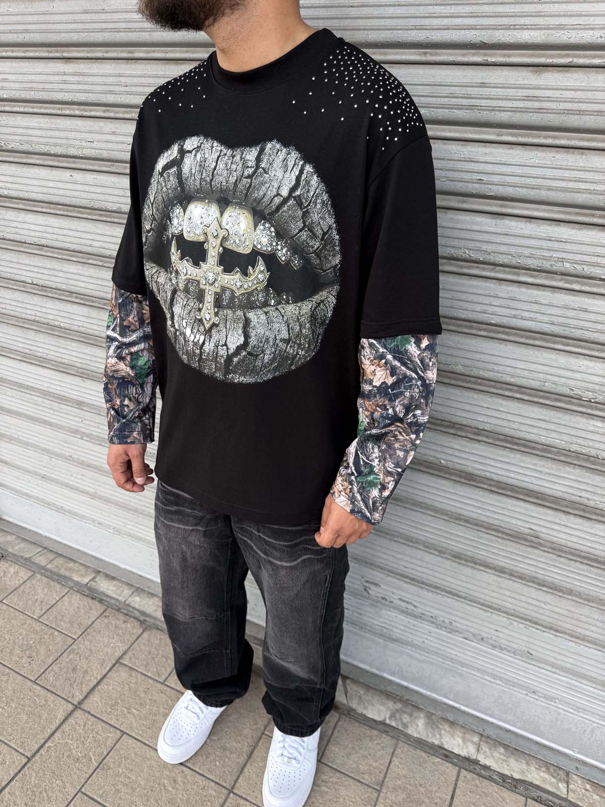 Longsleeve Camo Mouth - immagine 6