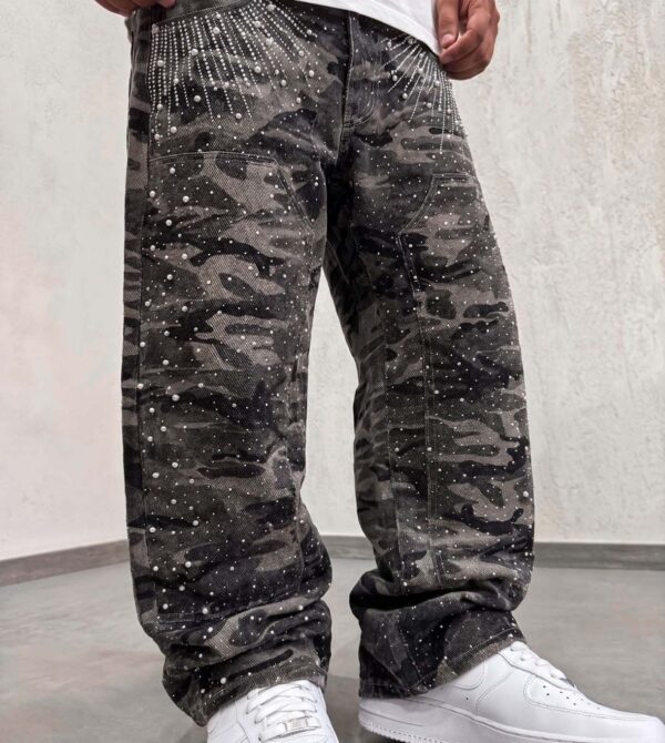 Baggy Carpenter Military Perlato