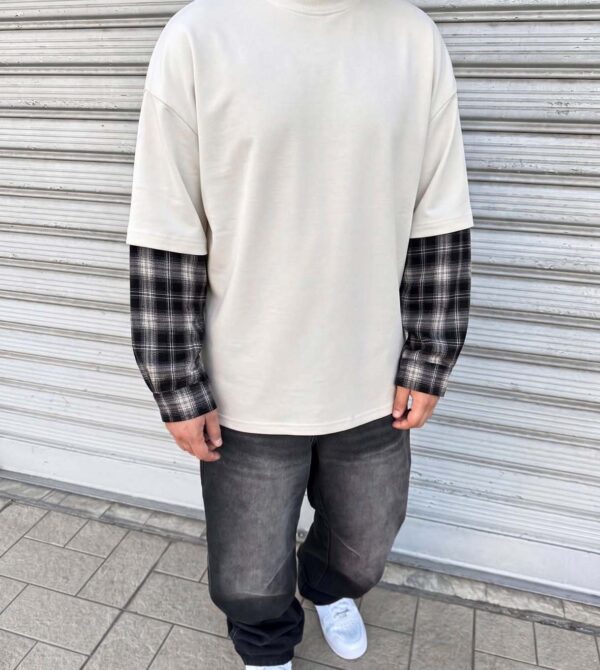 Longsleeve manica in flanella