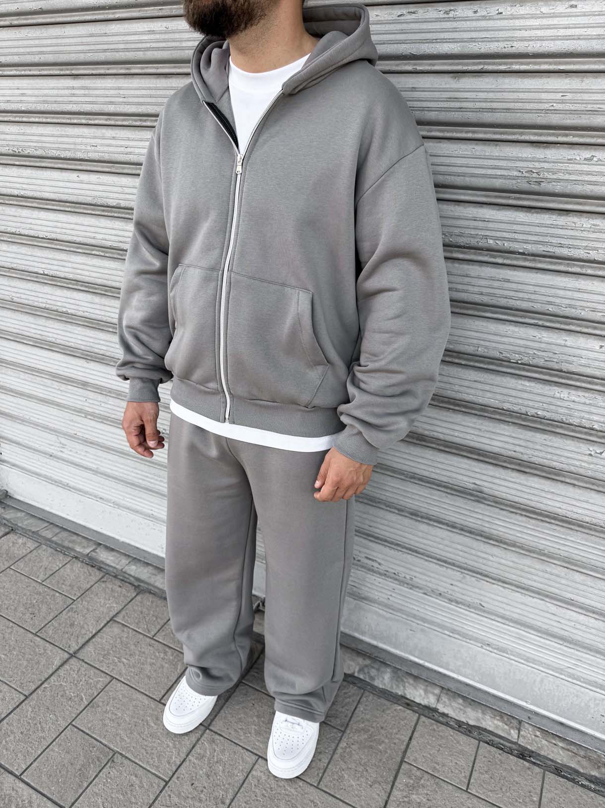 TRACKSUIT FONDO AMPIO ZIP - immagine 2