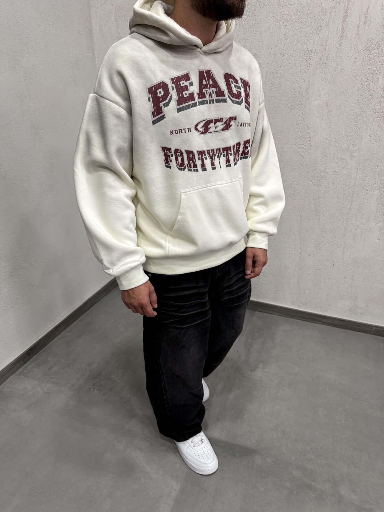 Hoodie Forythree Premium Doppiata - immagine 4