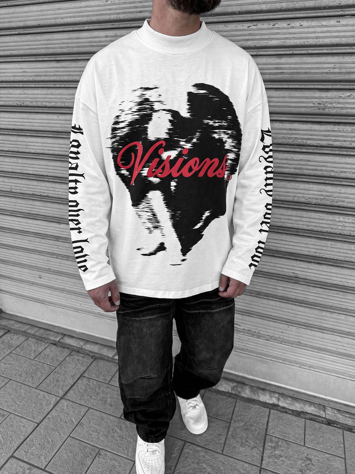 Visions Longsleeve Red Love - immagine 5