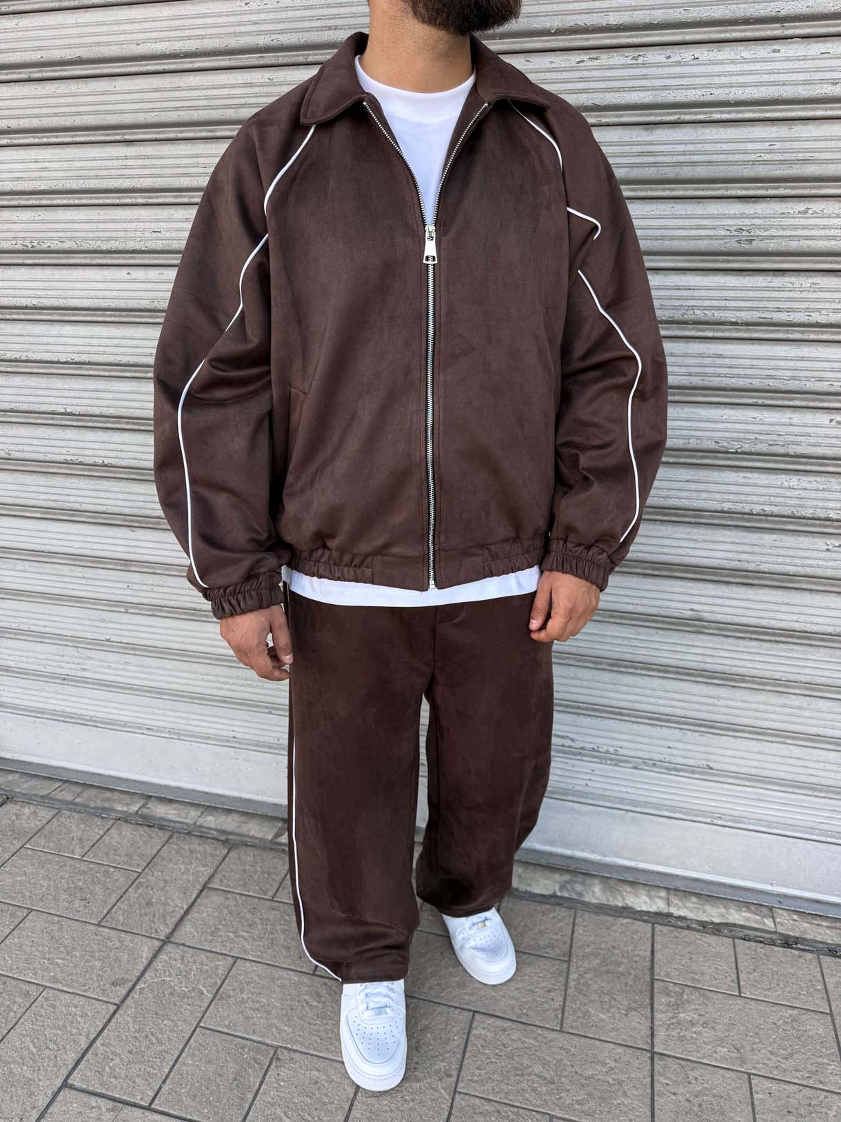 Tracksuit Linear Scamosciata - immagine 2