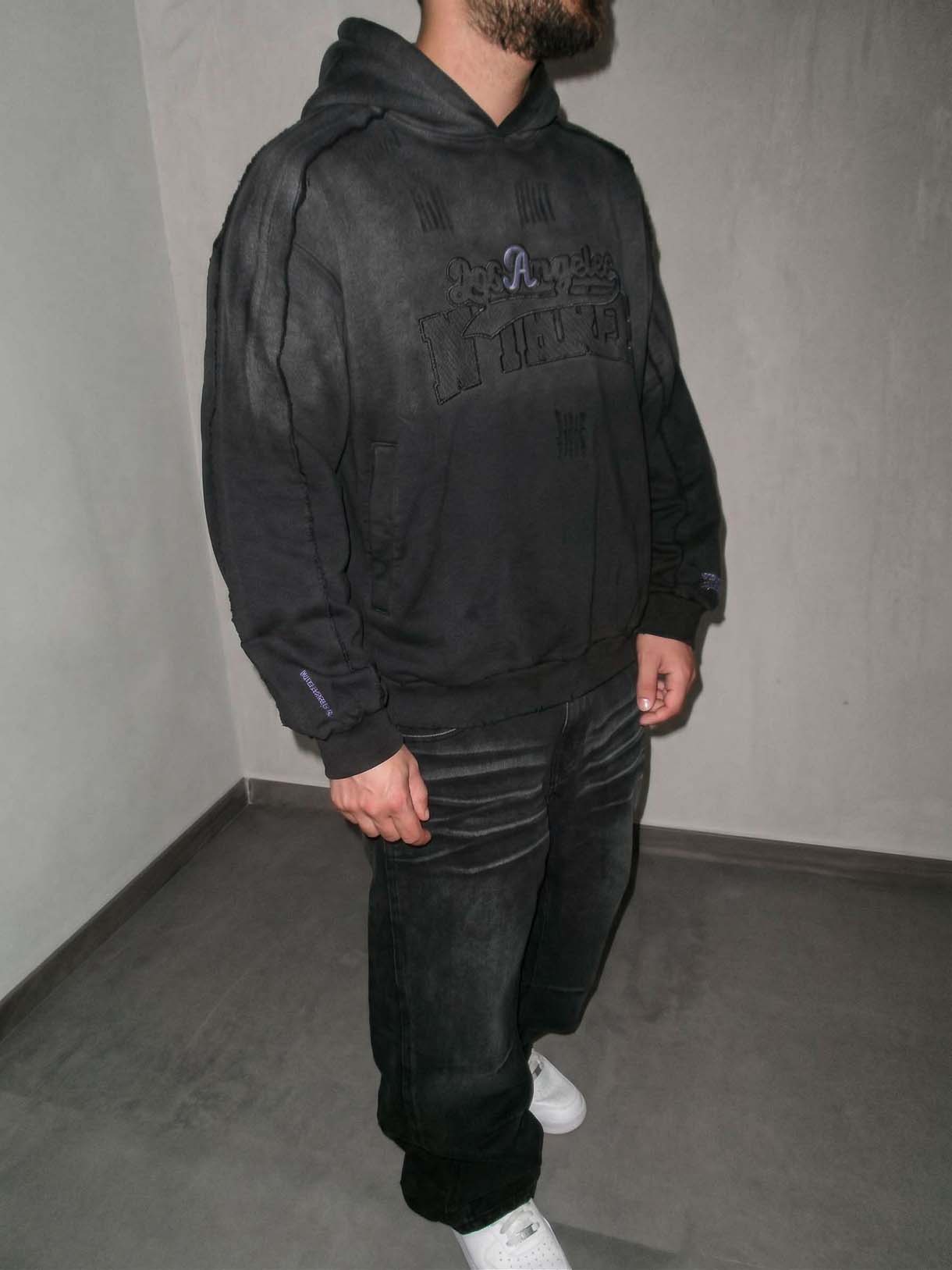 Hoodie Los Angeles Premium Doppiata - immagine 7