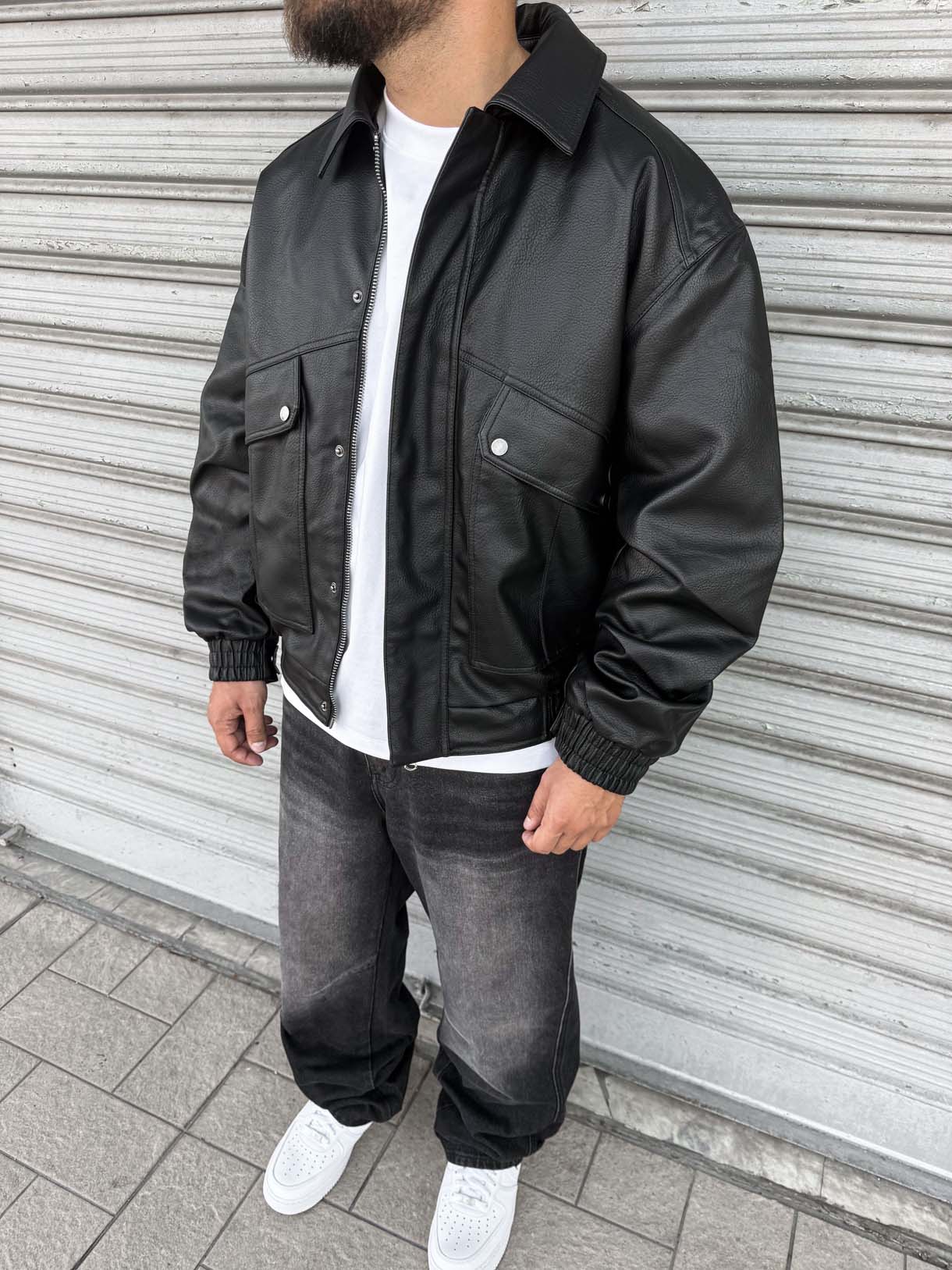 Jacket Ecopelle Big Pocket Mod.Z - immagine 3