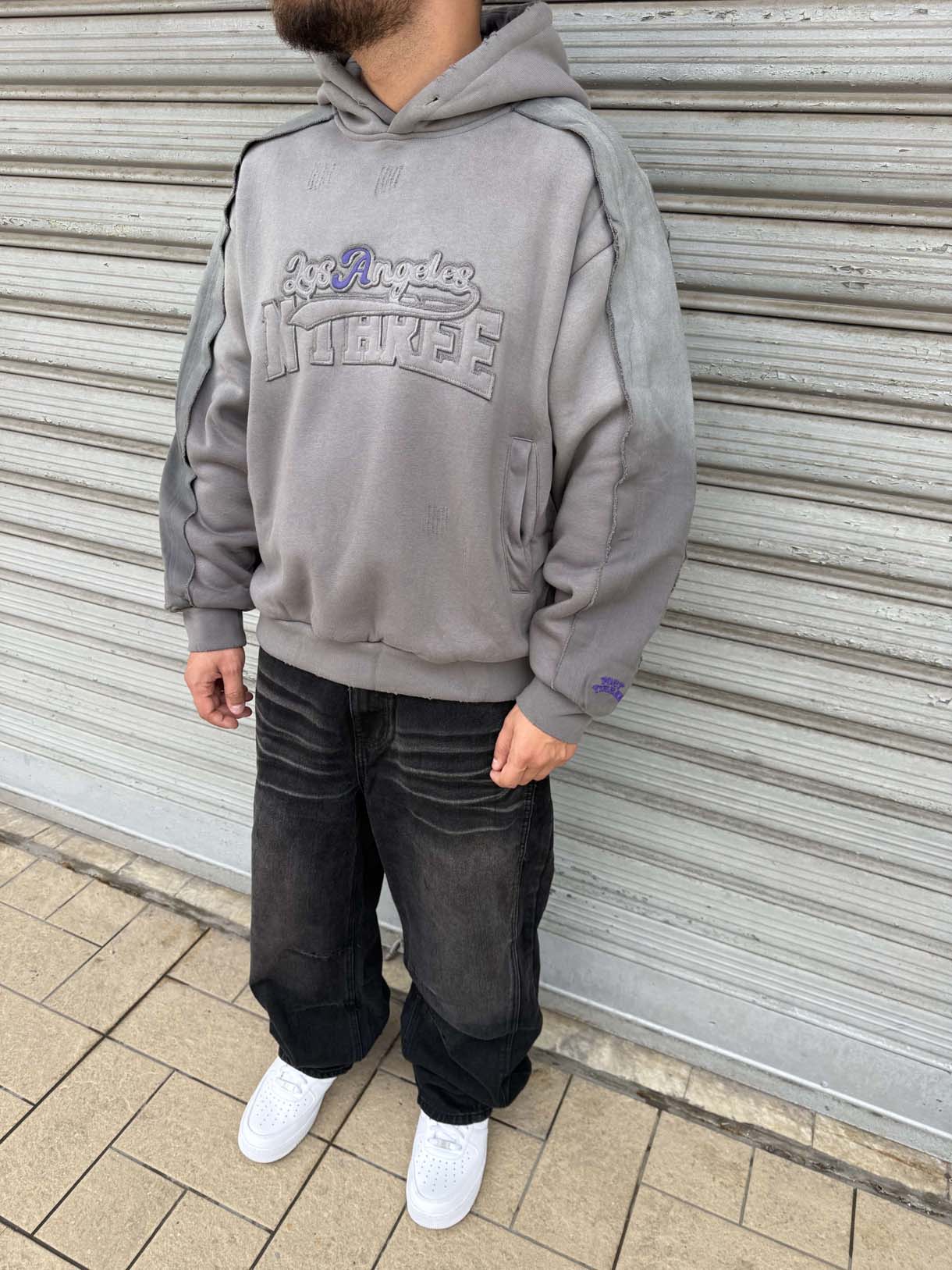 Hoodie Los Angeles Premium Doppiata - immagine 8