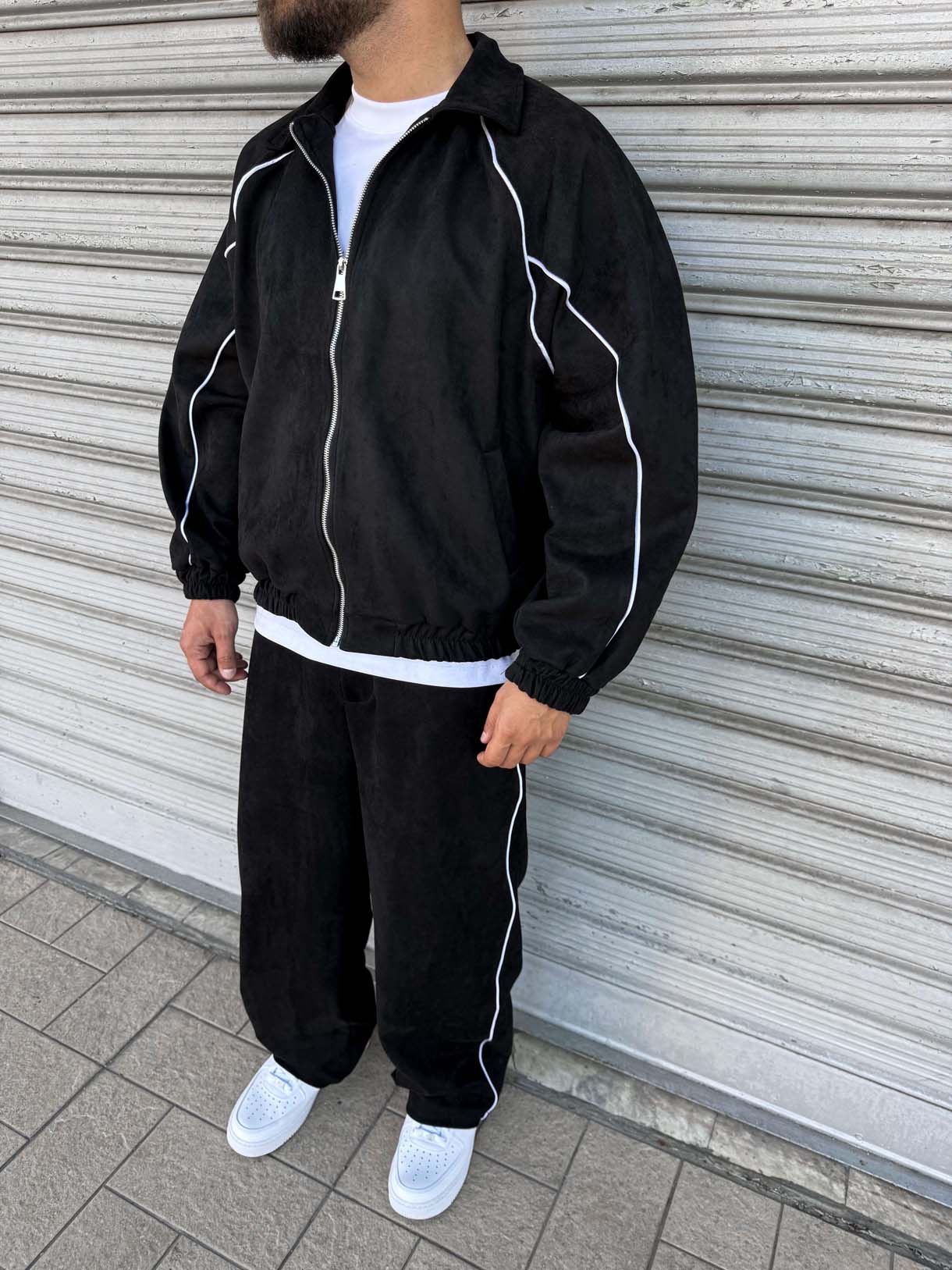 Tracksuit Linear Scamosciata