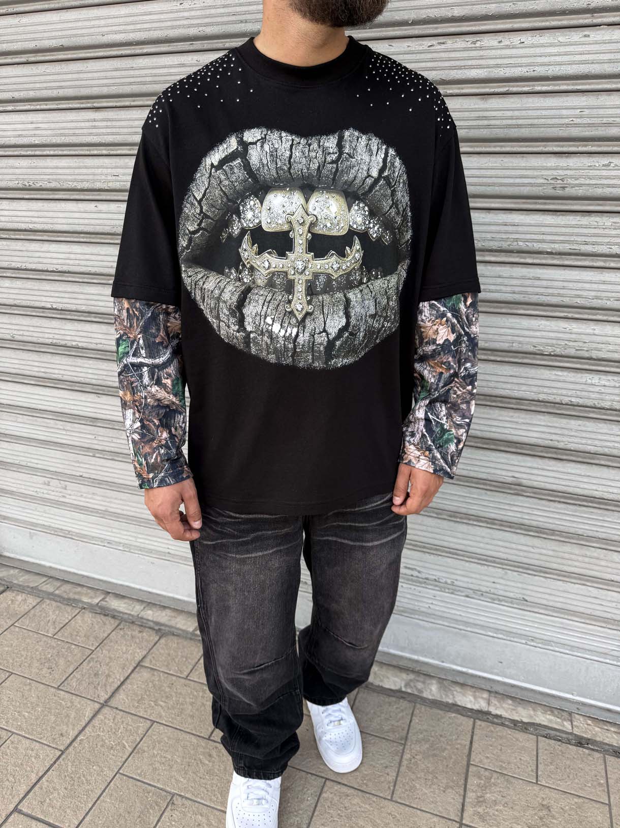Longsleeve Camo Mouth - immagine 4