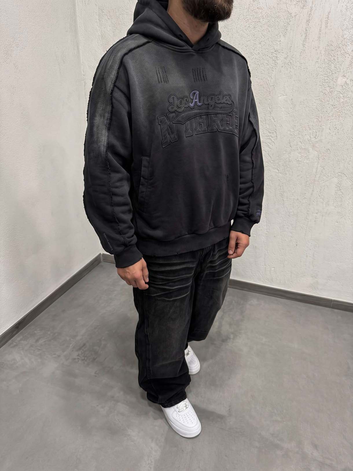 Hoodie Los Angeles Premium Doppiata