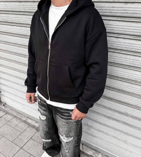 Hoodie Crop Zip Mod.Z