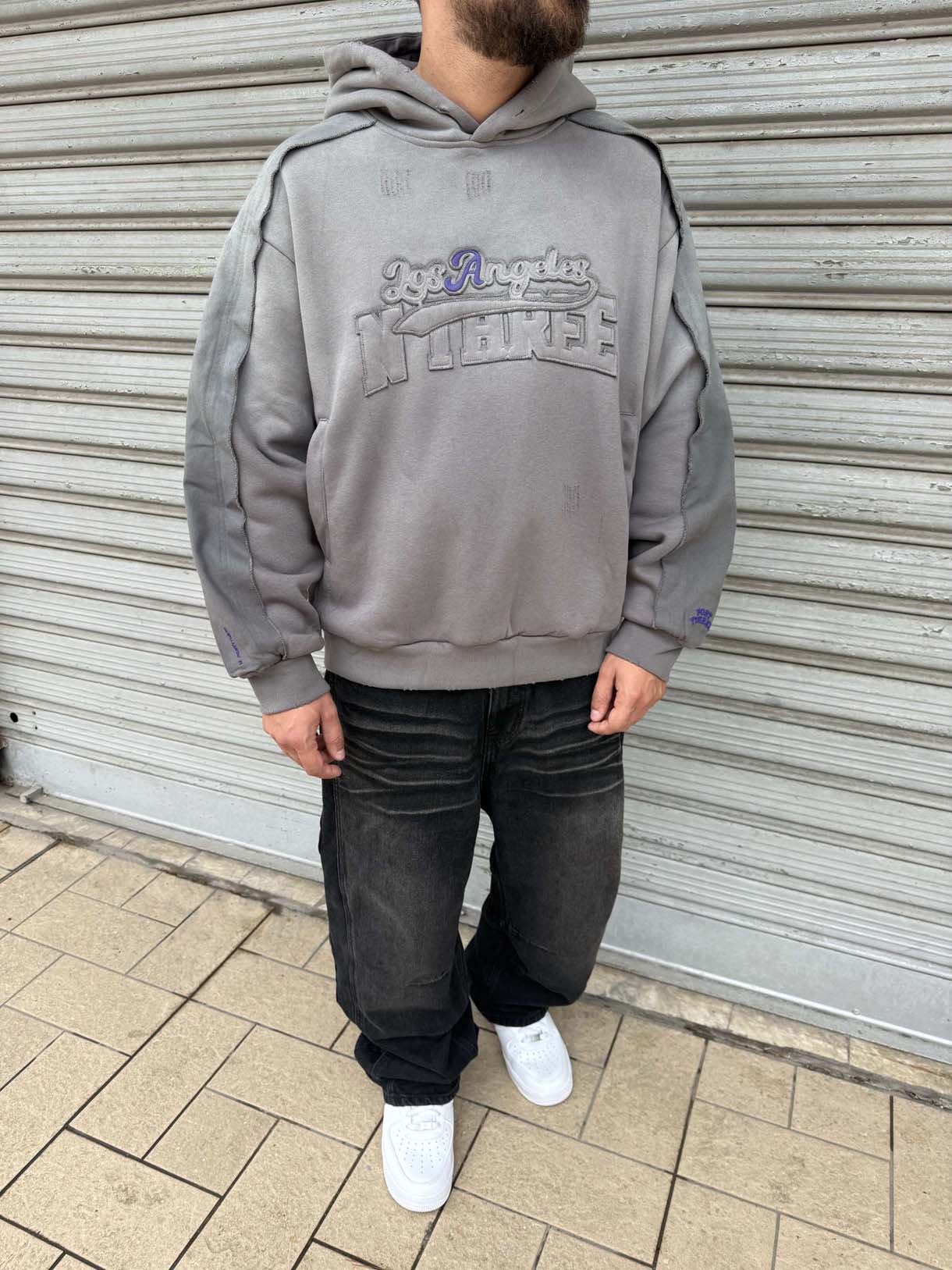 Hoodie Los Angeles Premium Doppiata - immagine 5