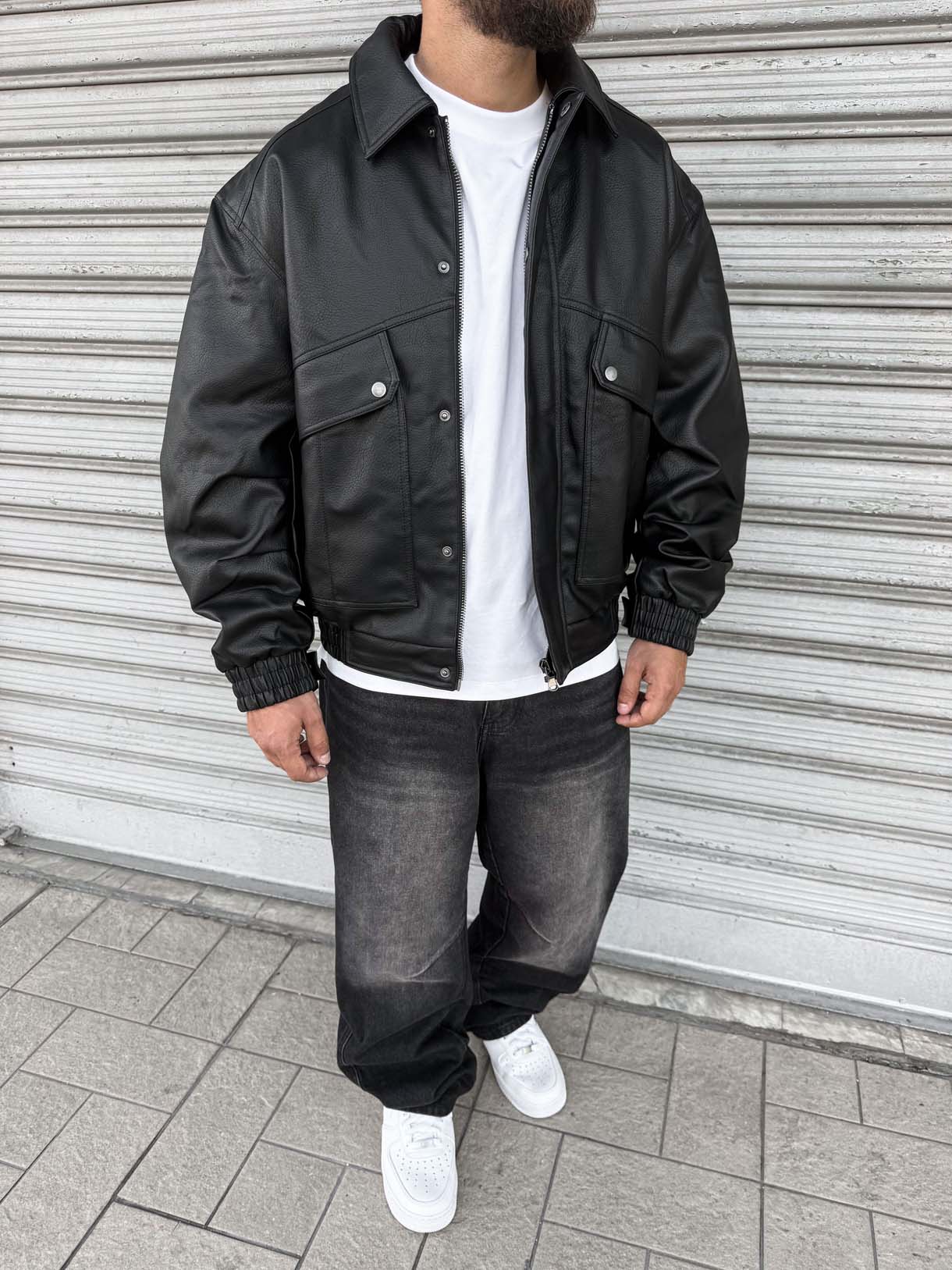 Jacket Ecopelle Big Pocket Mod.Z