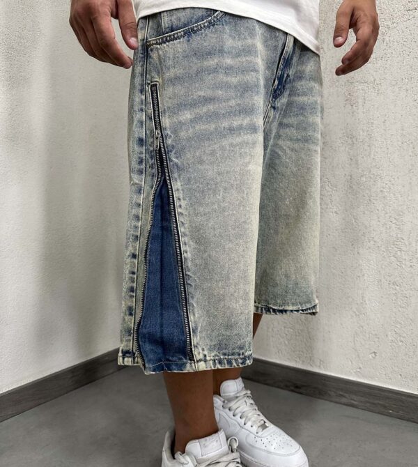 Shorts Total Zip Bleach