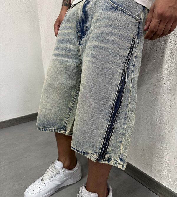 Shorts Total Zip Bleach