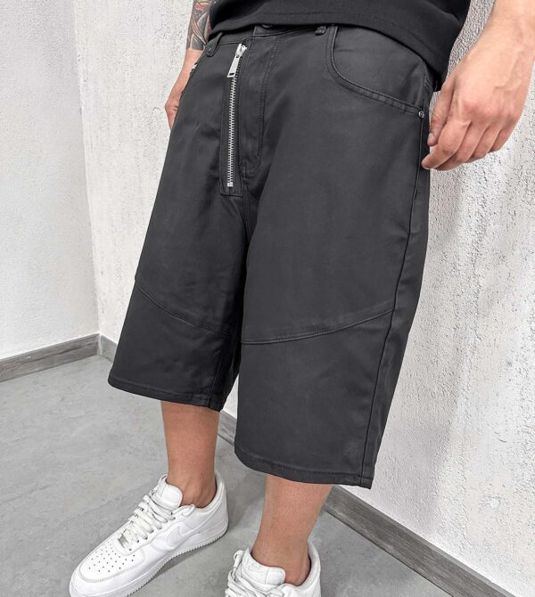 Shorts Double Zip Ecopelle