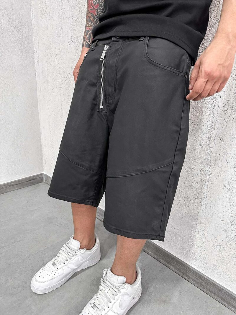 Shorts Double Zip Ecopelle - immagine 2