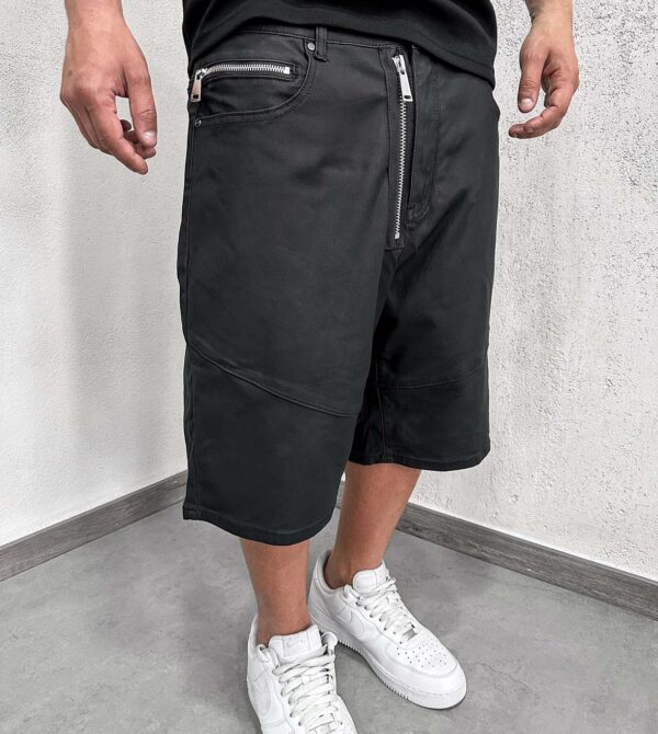 Shorts Double Zip Ecopelle