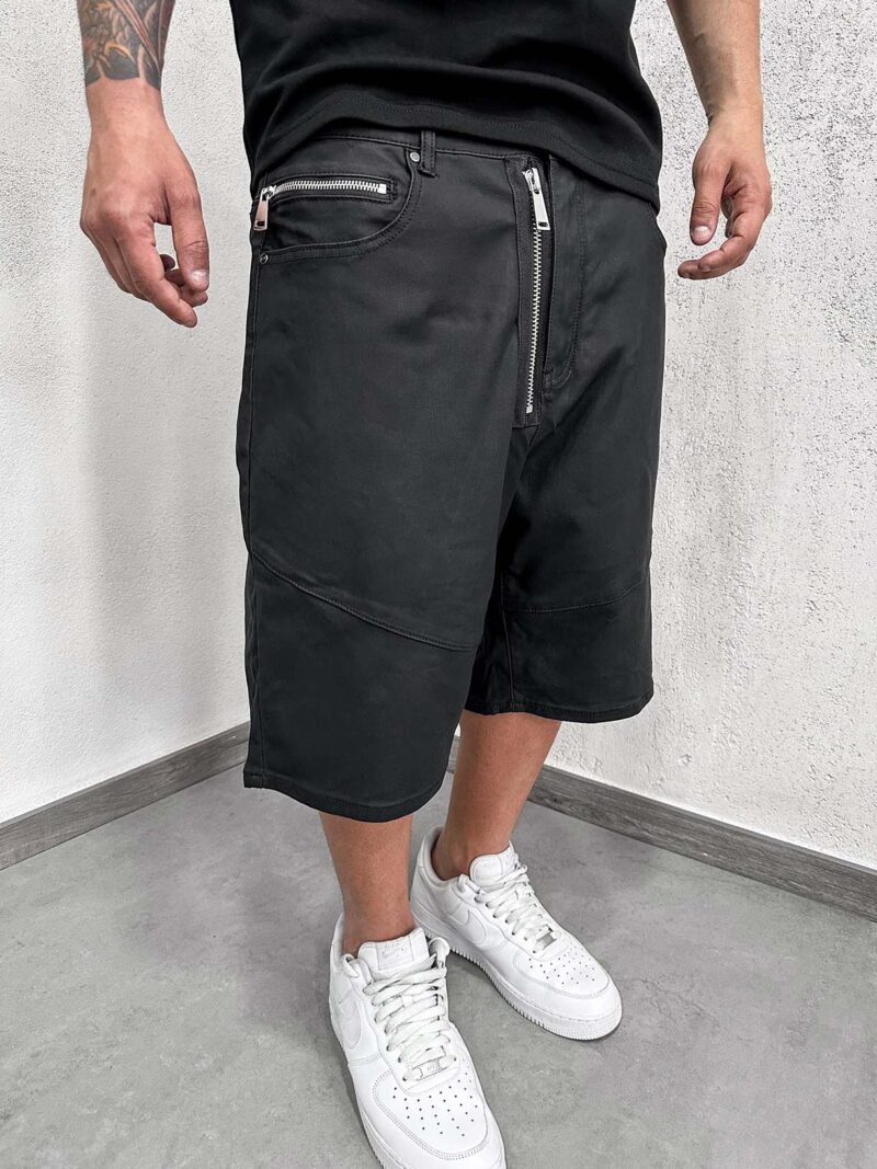 Shorts Double Zip Ecopelle