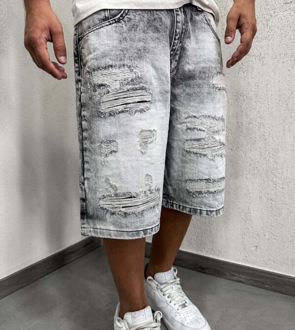 Shorts Scratch Patch Grey
