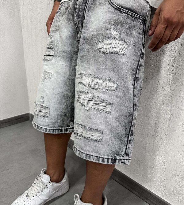 Shorts Scratch Patch Grey