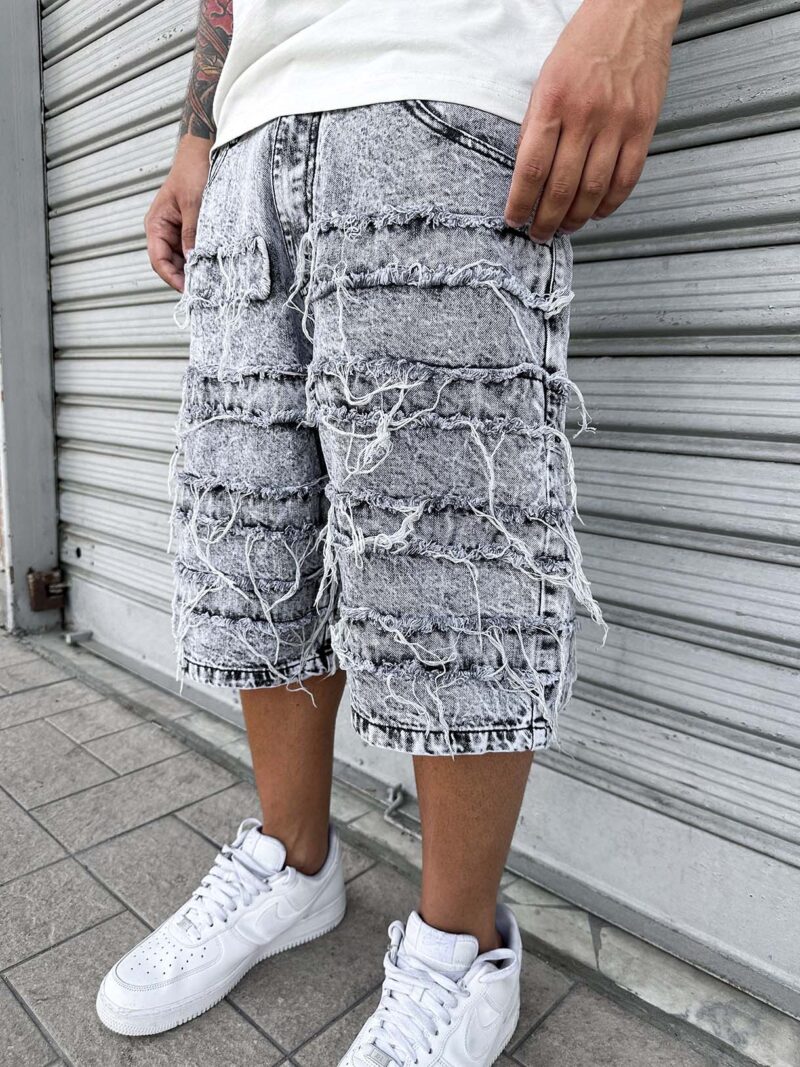 Shorts Sfrangiato Grey - immagine 3