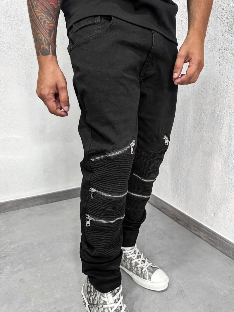 Byker Six Zip Total Black - immagine 3