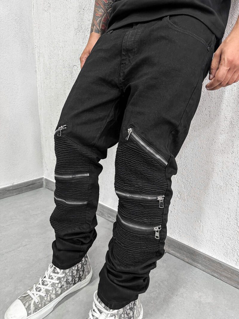 Byker Six Zip Total Black - immagine 2
