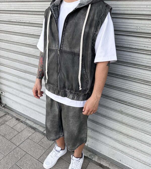 Coord Sleeveless Dirty Wash