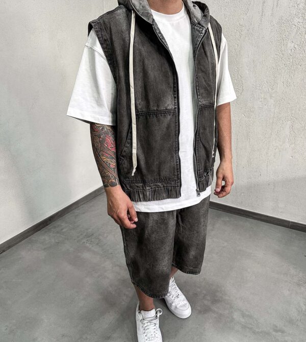 Coord Sleeveless Dirty Wash
