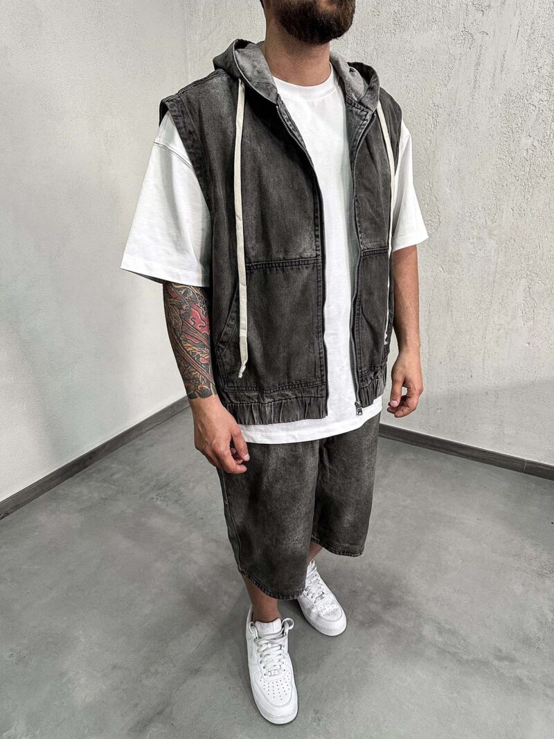 Coord Sleeveless Dirty Wash - immagine 2