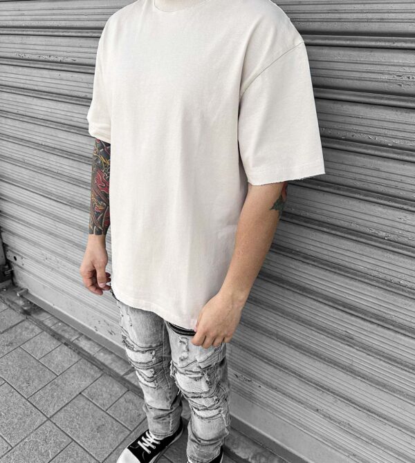 Destroyed Tee Tessuto Doppiato