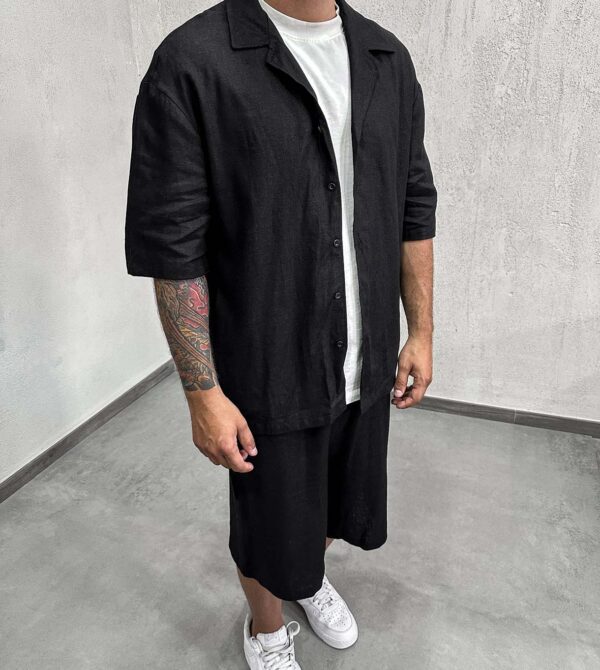 Coord Lino Camicia