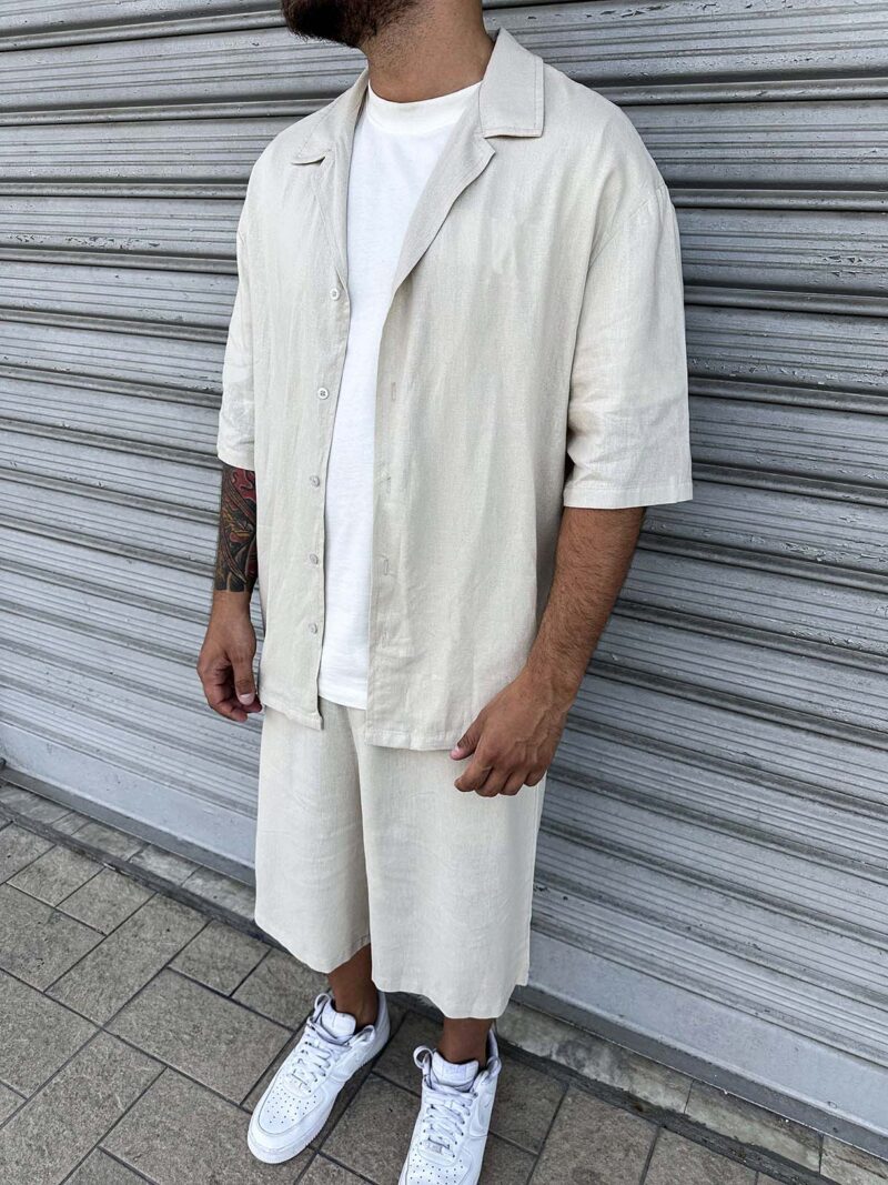 Coord Lino Camicia - immagine 3
