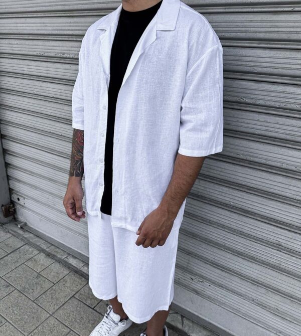 Coord Lino Camicia