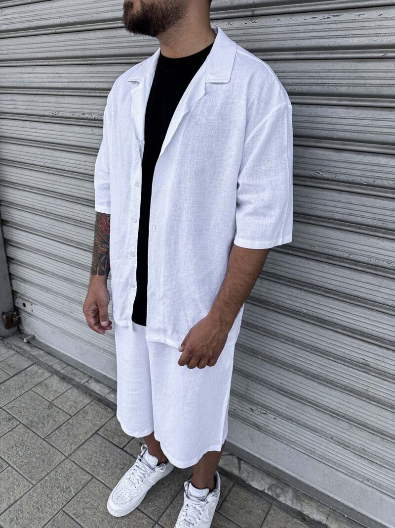 Coord Lino Camicia