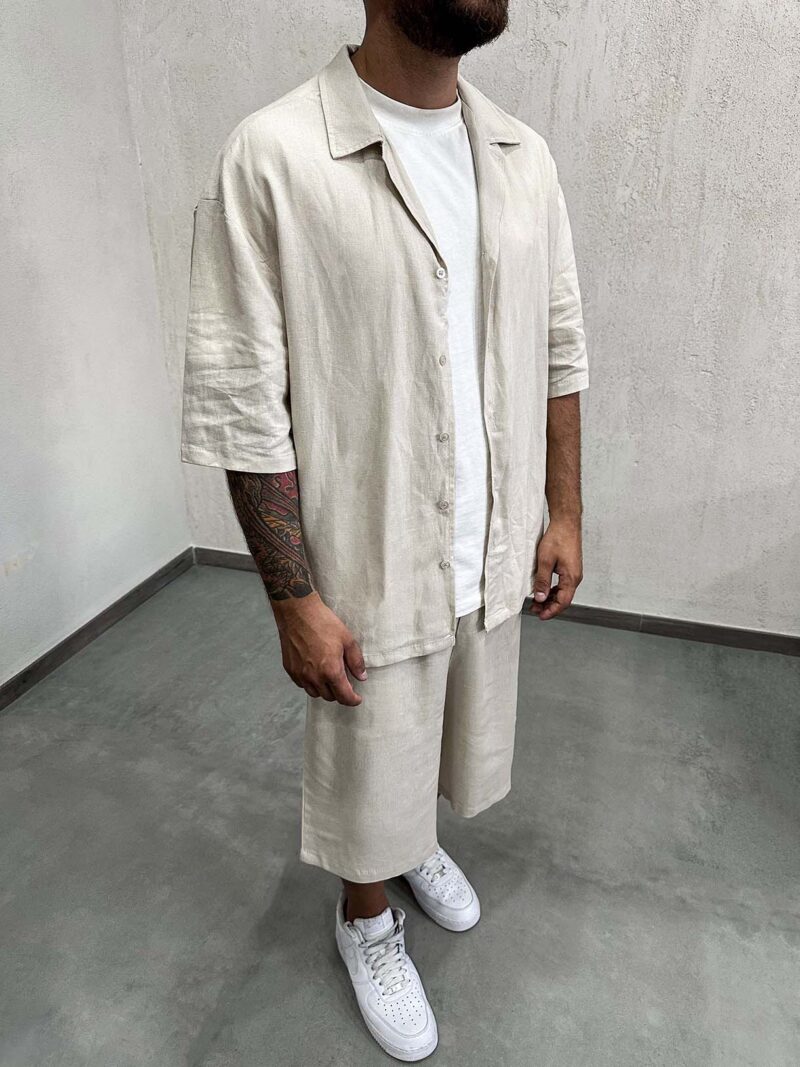 Coord Lino Camicia - immagine 6