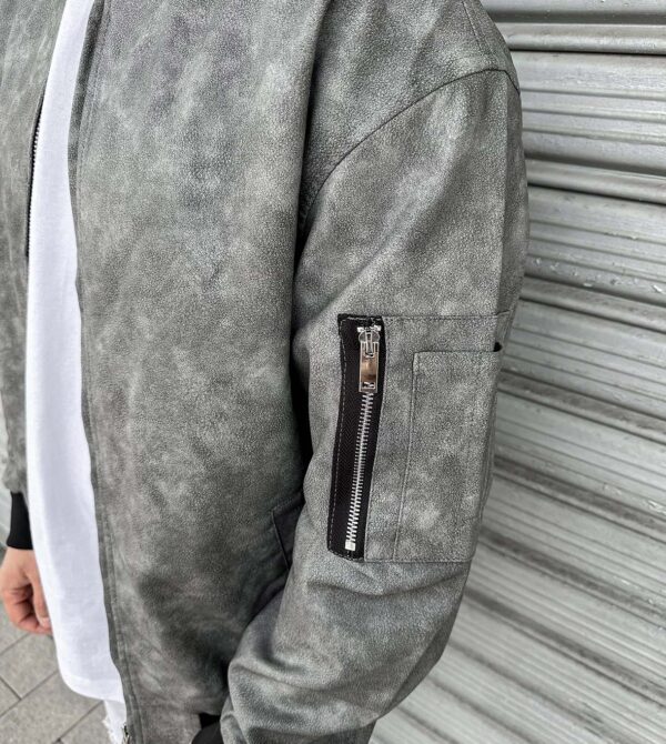 Jacket Grey Wash Ecopelle