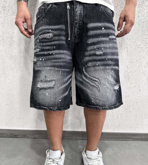Shorts Black Cut Double