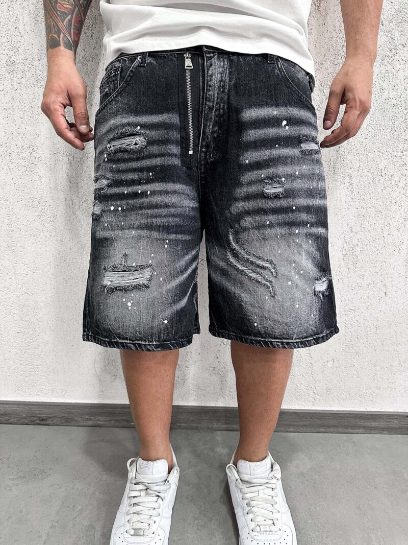 Shorts Black Cut Double