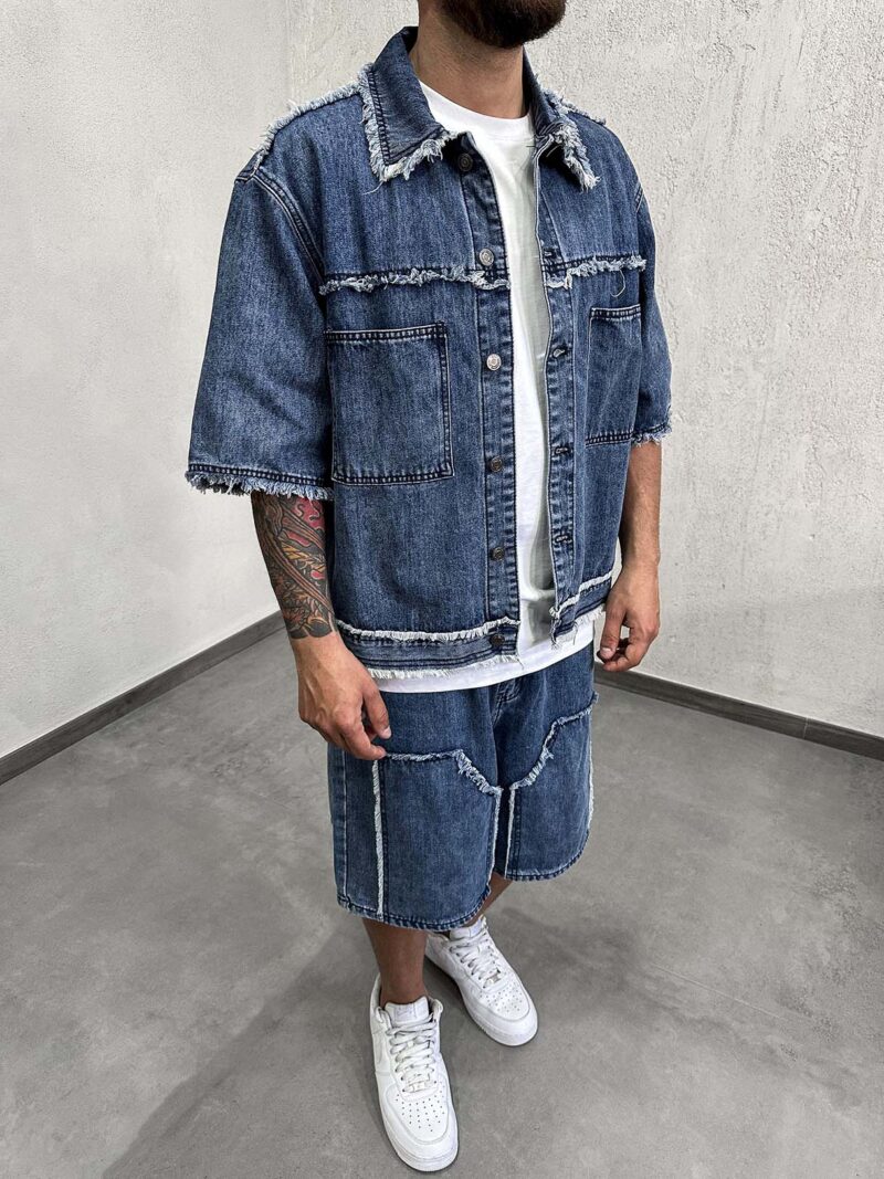 Coord Sfrangiato Jeans - immagine 3