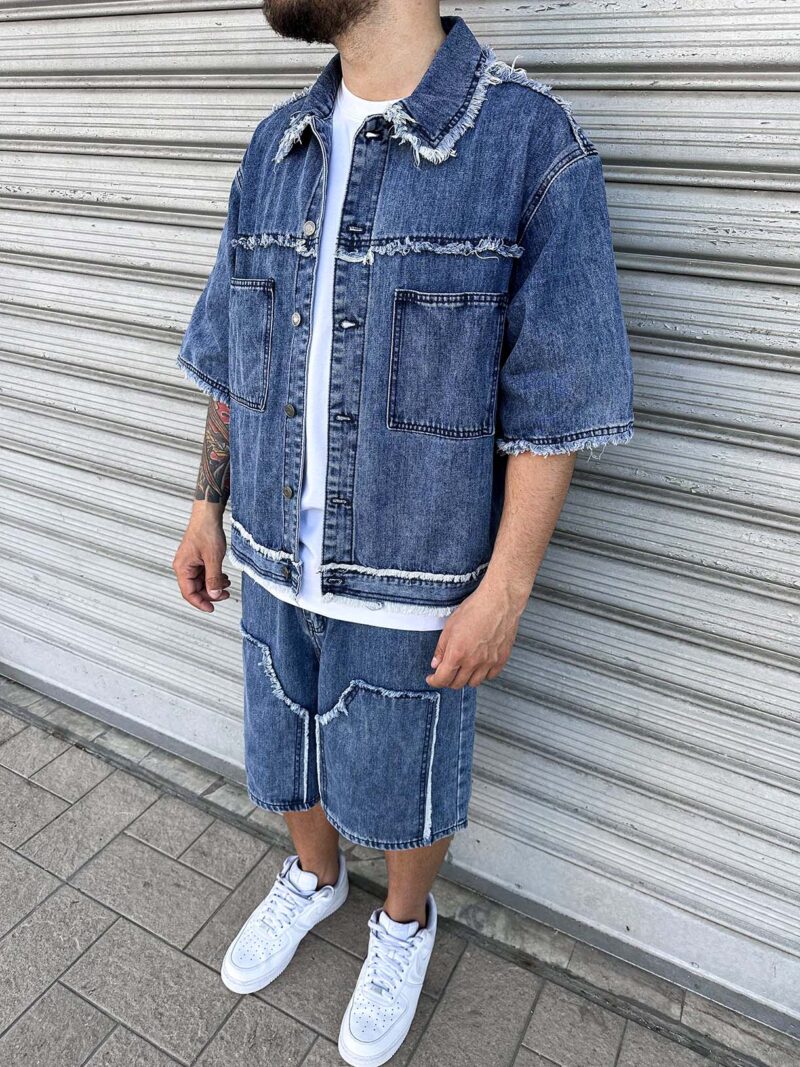 Coord Sfrangiato Jeans - immagine 2