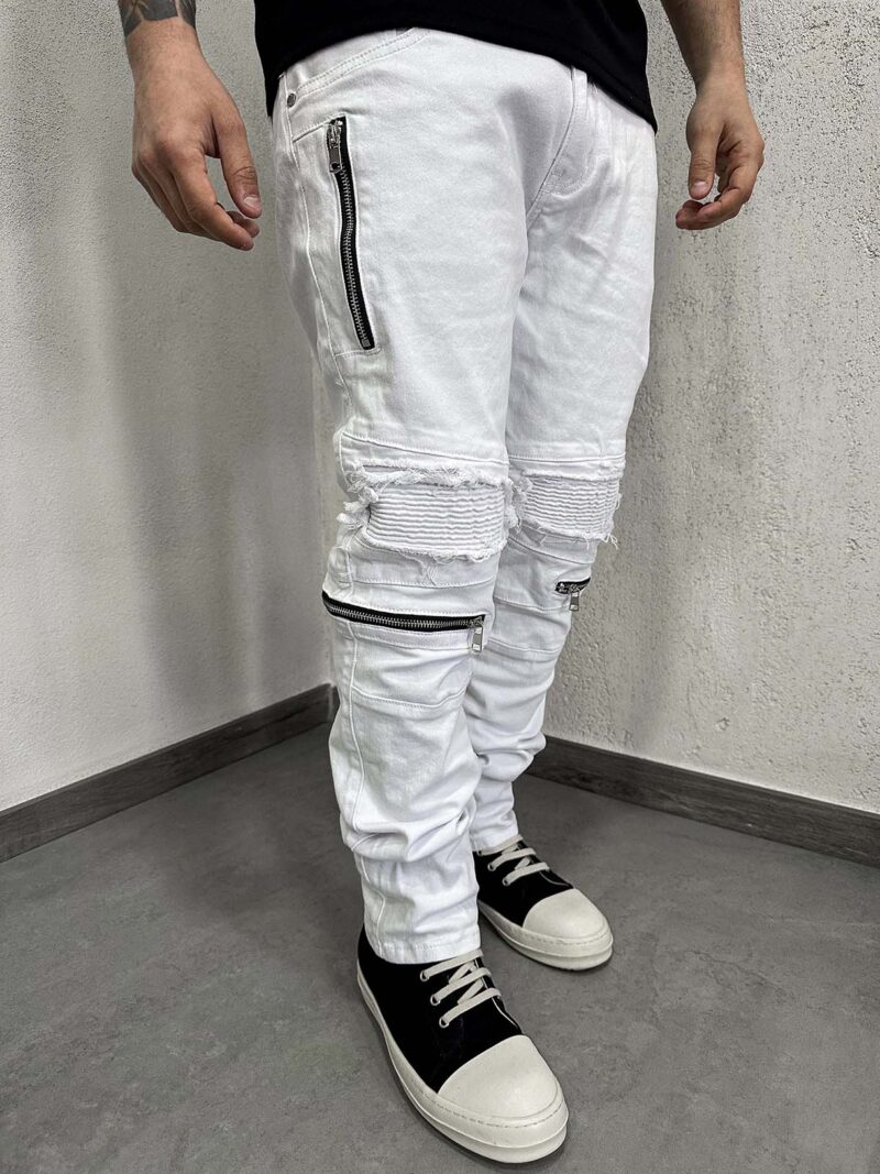 Byker Patch Zip White - immagine 3