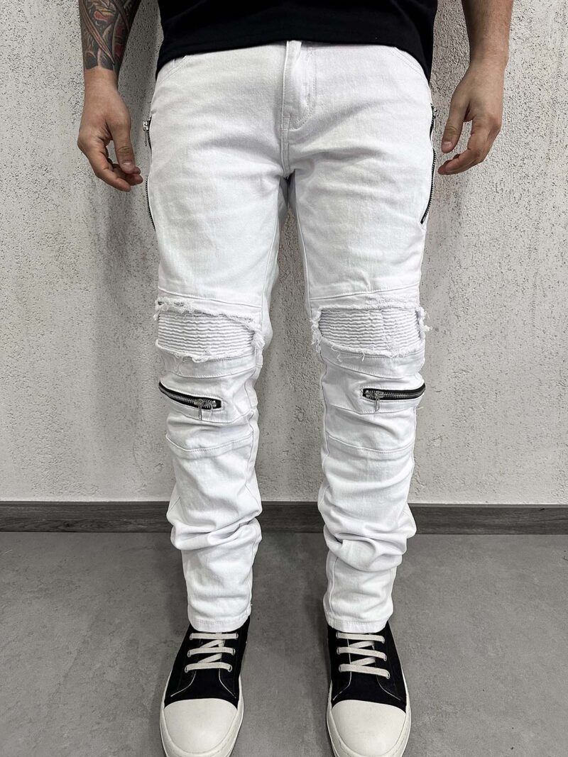 Byker Patch Zip White - immagine 2